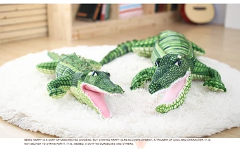 Ceative Alligator, Krokodille Simulering tøjdyr Plush Legetøj Børn, Fødselsdag, Gave 105cm 165 cm
