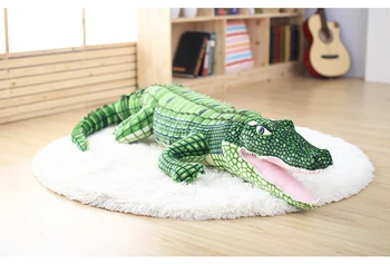 Ceative Alligator, Krokodille Simulering tøjdyr Plush Legetøj Børn, Fødselsdag, Gave 105cm 165 cm