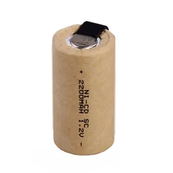 1-20pcs Skruetrækker Elektrisk Boremaskine SC Batterier 1,2 V 2200mah Sub C Ni-Cd Genopladelige Battey Med Fanen el-Værktøj NiCd Celler SUBC