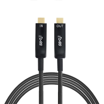Chenyang USB-C-Type-C AOC-Kabel 2M-5M-10M 20M 30M Aktive Fiberoptiske Hurtig Overførsel Gen2 10Gbps
