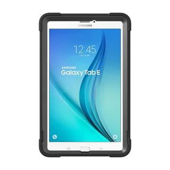 For Samsung Galaxy Tab E 9.6 SM-T560 T561 Robust Hybrid Rustning Tilfælde støddæmpning Silikone+PC Cover Med Kickstand +FilmPen