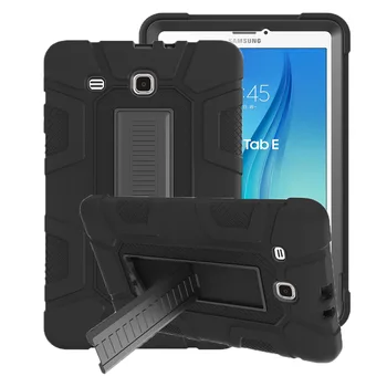 For Samsung Galaxy Tab E 9.6 SM-T560 T561 Robust Hybrid Rustning Tilfælde støddæmpning Silikone+PC Cover Med Kickstand +FilmPen