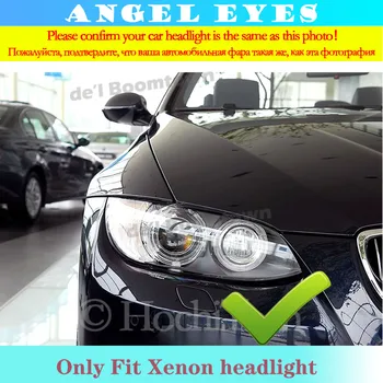 DTM Style Hvid Krystal LED angel eyes halo ringe Til BMW 3-Serie E90 E92 E93 M3 2007~2013 Coupe cabriolet-Xenon forlygter