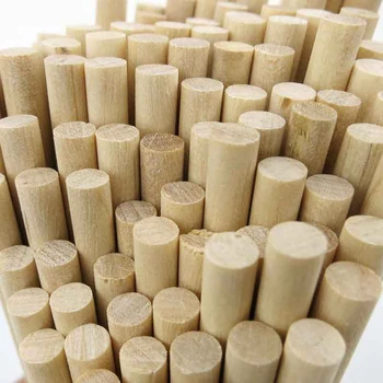 2stk 30x450mm runde træ stænger sticks/DIY-toy tilbehør/Børn Kunsthåndværk Kunst/teknologi-modellen dele/sand tabel opbygning af model