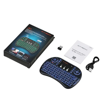 GTmedia i8 Baggrundsbelyst Tastatur russiske Version Air Mus På 2,4 GHz Trådløse Tastatur, Touchpad Håndholdte til Android TV BOX X96 GTC G1