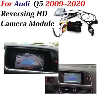 Bil Foran bakkamera For Audi Q5 2009-2019 2020-Ede Backup Vende Parkering CAM Full HD-CCD-Dekoder Tilbehør