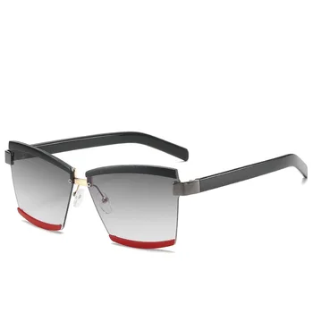 Ny Mode Solbriller Kvinder Luksus Brand Design Kontrast Farve Kvadrat Sol Briller Personlighed Classic Trend-Brillerne Mandlige UV400