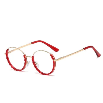 Nye TR90 Crystal Skære Briller Kvinder Fashion Brand Briller Optisk Runde Briller Ramme Forestilling Briller Tilbehør Oculos