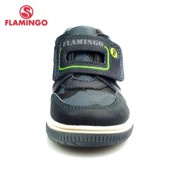 FLAMINGO Nye Forår Åndbar Udendørs Afslappet Walking Sko til Baby Buksetrold Sneakers Dreng Størrelsen 20-25 Gratis fragt 91B-XY-1144