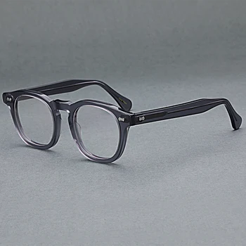 2020 vingage Acetat briller ramme mænd rundt optisk Nærsynet Presbyopi læsning briller retro kvinde Recept Briller