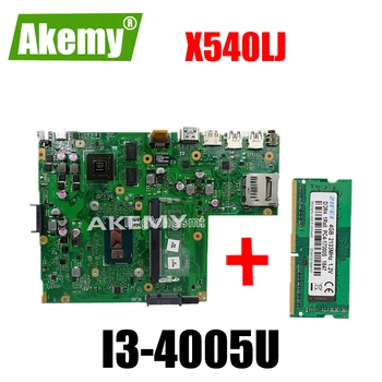 X540LJ Bundkort +4G-RAM I3-4005 GT920M For Asus X540LJ X540L F540L Laptop bundkort X540LJ Bundkort X540LJ Bundkort