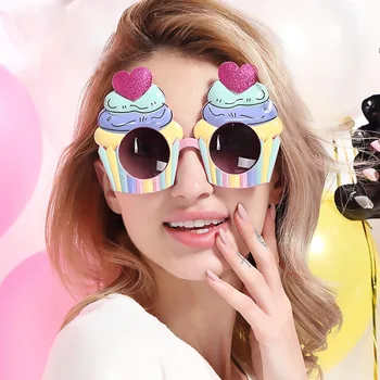 2020 Nye søde piger solbriller Sjove Sindssyg Fancy Kjole Briller Nyhed Kostume Part Solbriller Tilbehør @7