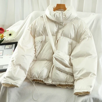 2020 nye mode tøj til kvinder Lynlås vinter frakke kvinder kvinde parkacoats