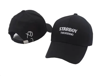 Bomuld Weeknd Starboy Hatte og Stargirl Hatte XO Far Hat Snapback Baseball-Kasketter og Hiphop-Kasketter Mænd og Kvinder Sommer