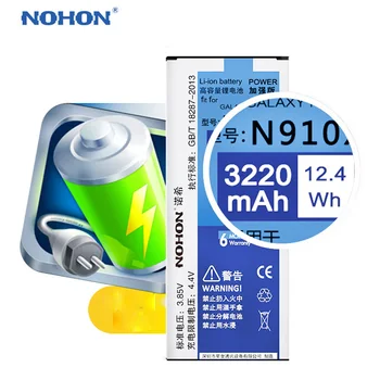 NOHON Batteri Til Samsung Galaxy Note 4 Note4 N9100 EB-BN916BBC N910X EB-BN910BBE Udskiftning af Batteri Lithium Polymer Batería