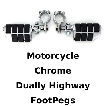 Motorcykel Chrome Footpeg fodstøtte Til Touring Electra Street Glide Road King FLST Softails Fatboy For KAWASAKI VULCAN