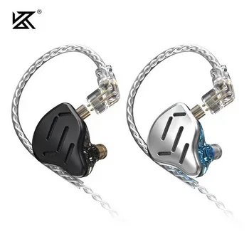 KZ ZAX 7BA 1DD 16 Enhed Hybrid In-ear Hovedtelefoner Metal HIFI-Headset, Musik, Sport KZ ZSX ZS10 PRO AS12 AS16 CA16 C10 PRO-VX BA8 DM7
