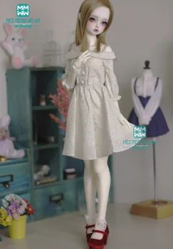 BJD dukke tøj til 58--60cm 1/3 SD-DD BJD dukke Sfæriske fælles dukke fashion gitter kjole Pige gave