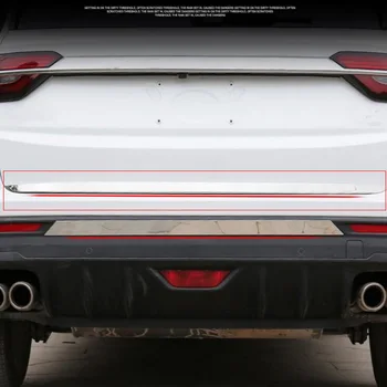 Tonlinker Udvendige Bilens Bagagerum Døren Cover sticker Til Geely SX11 Coolray 2018-20 Bil styling 1 Stk Rustfrit stål Cover Sticker