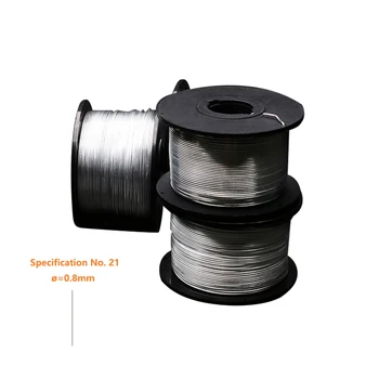 4 Wire Ruller 0,8 mm 110 M Rulle Ledning Jern Wire til Armeringsjern Binde Maskine Elektrisk Armeringsjern Tier
