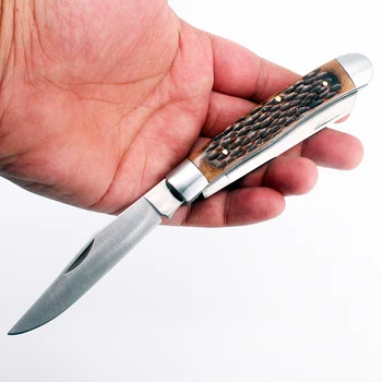 [VÆGTER DP006] Slip Fælles multi-blade Lomme kniv moderne tradtionelle folde knive mappe knogle materiale samling