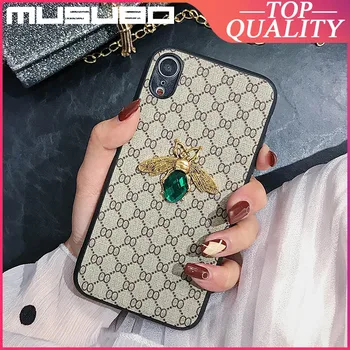 Musubo Luksus Bee Tilfældet For Samsung Galaxy A70 A71 A50 A51 S20 Ultra S10 Plus S9 S8 Note 10 Plus Telefon Cover Monteret Pige Mode