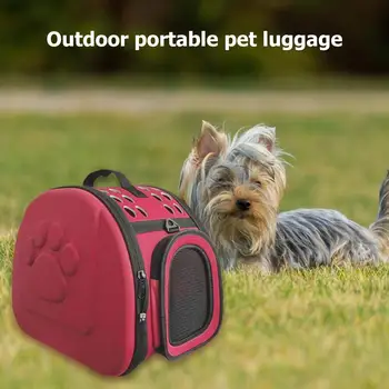 Praktiske Åndbar Ingen Plads Besat Lette Vægt EVC Pet bærepose Bærbare Udendørs Sammenklappelig Kat Puppy Taske
