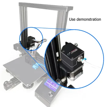 BMG Ekstruder Dobbelt Gear Reduktion Dual Drive Ekstruder Kit til Creality 3D CR10/ Ender serie /Wanhao D9 /Anet E10 3D-Printer