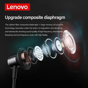 Lenovo Wireless Hovedtelefoner He05x Blutetooth 5.0 Sports Hovedtelefon Ipx5 Vandtætte Ørepropper Hifi-Lyd Magnetisk Neckband Headset