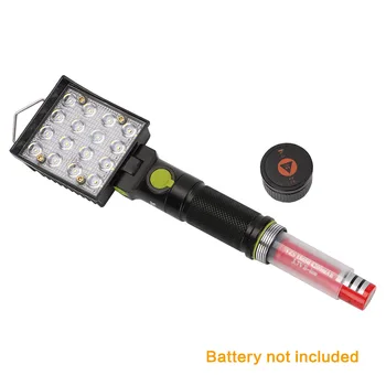 16 Genopladelige LED-Lys Magnetiske Lommelygte Torch Arbejde Lampe 4 Tilstande Lommelygte Med Magnet, Krog til Camping Udendørs Sport