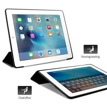 Etui Til iPad Luft, Flip Stand taske Til ipad 5 6 2017 2018 PU læder Full Case For ipad air 2 Smart Cover Til iPad Luft-1 Tilfælde
