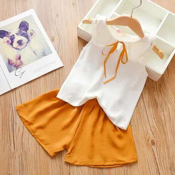 Piger Tøj Sæt 2020 Sommer Mode Kids Tøj Toppe+Shorts 2stk Tøj Til Baby Suit lille dreng, Pige Tøj til Børn Tøj
