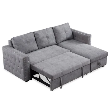 Tuftede sæde-gulvtæppe moderne minimalistisk størrelsen lejlighed chaise stue kombination Nordiske England nye L-teknologi stof sofa