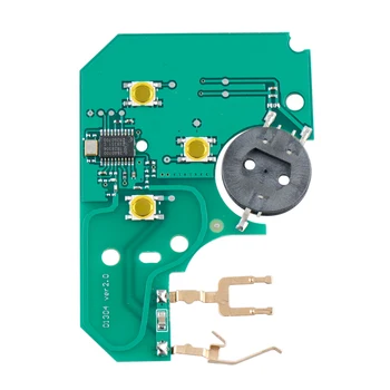 433MHz 3 Knapper Bærbare Smart Fjernbetjening Nøgle med ID46 PCF7947 Chip og Akut Indsætte Blade Kortet for Renault Megane Scenic