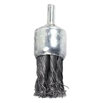 1 Stål Knude Wire Ende Børste Rust Maling Fjernelse Værktøjer Til At Dø Vinkelsliber Eller Bore Metal Overflade Rengøring
