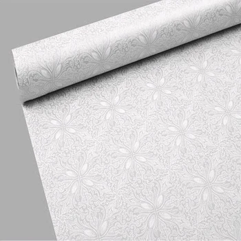 PVC Selvklæbende 10M Dekorative Film Wall Paper Møbler Renovering Wall Stickers Køkken Kabinet Vandtæt Tapet