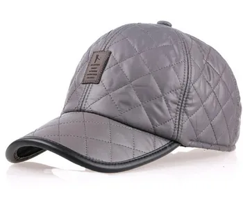 Høj kvalitet baseball cap mænds efterår og vinter Fashion Caps vandtæt stof Hatte, varm, høreværn baseball cap 3 farver
