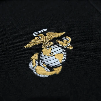 Casual Taktiske Militære Polo Shirt Mænd Army Style US Marine Corps Shirt Mode Åndbar Bomuld kortærmet Polo Mandlige Top
