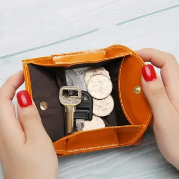 Kvinder Læder Tegnebog Mønt Pung, Kvinders RFID-Blokering Pose med 8 Kreditkort Indehavere, 1 Lomme til Loose Change og Snap Clos