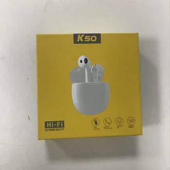 TWS K50 Nye HI-FI Wireless TWS øretelefon HD Lyd Bluetooth5.0 Hoved-telefoner, Aircondition, Stereo Øretelefoner, Sports Headset Med Opladning Box