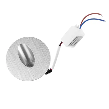 Sølv sort hvid 1W 3W Aluminium Moderne Korte LED Trappe Lys AC85-265V indlejret Spotlight Baggrund Lette Trin Midtergangen Lampe