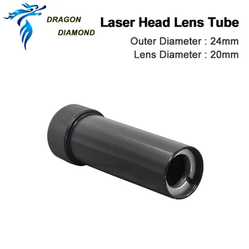 DRAGON DIAMANT CO2-Objektiv Rør for Linse Laser Gravør D20 50.8/63,5 mm for CO2-Laser Cutting Machine Head