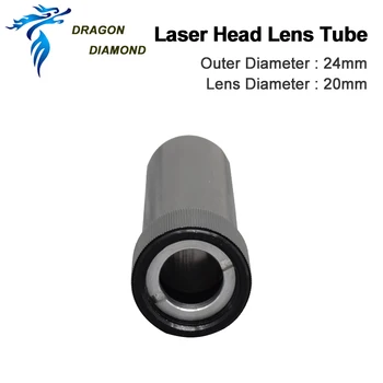 DRAGON DIAMANT CO2-Objektiv Rør for Linse Laser Gravør D20 50.8/63,5 mm for CO2-Laser Cutting Machine Head