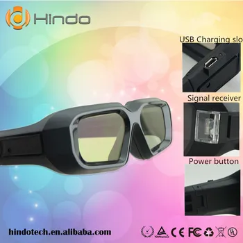 Bluetooth-RF 3D Active Shutter-Briller for Sony, Samsung, Panasonic, EPSON 3D-Tv TDG-BT500A TDG-BT400A 55X8500B
