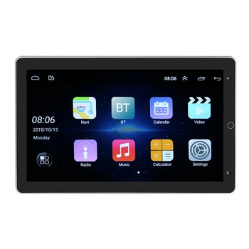 SX1 10.1 tommer Drejelig IPS Skærm, Android Bil Stereo Dobbelt 2 Din GPS-AUX-in, USB, FM-Radio Modtager I Streg Head Unit
