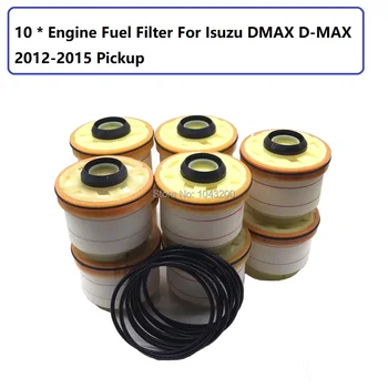 10 x For Isuzu Dmax Rodeo for Toyota Lexus Ægte Brændstof Diesel Filter D-max Afhentning 12-17 OE# 23390-0L010 / 8-98159693-0