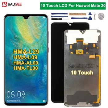 Original Skærm Til Huawei Mate 20 HMA-L29 LCD-Touch Screen 10 Tryk Fulde Test af Skærm Udskiftning Til Huawei Mate20 HMA-L09