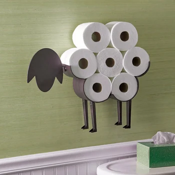 Hot SV-Får Dekorative papirholder - Gratis-Stående toiletpapir Opbevaring