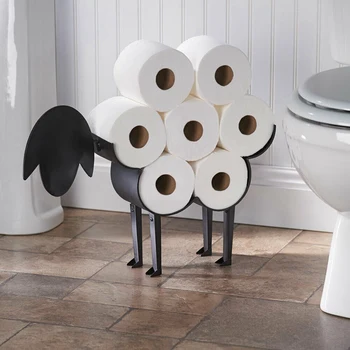 Hot SV-Får Dekorative papirholder - Gratis-Stående toiletpapir Opbevaring