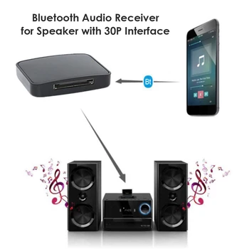 DC 5V Wireless Audio-Modtager Bluetooth-Dongle 5.0 Musik Modtager 30Pin Kvindelige Socket Interface Adapter til Apple Lyd
